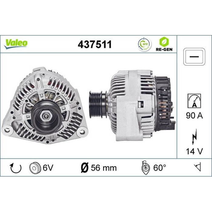 Valeo Lichtmaschine 437511 Valeo Lichtmaschine 437511