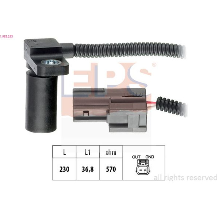EPS Geschwindigkeitssensor 1.953.233 EPS Geschwindigkeitssensor 1.953.233