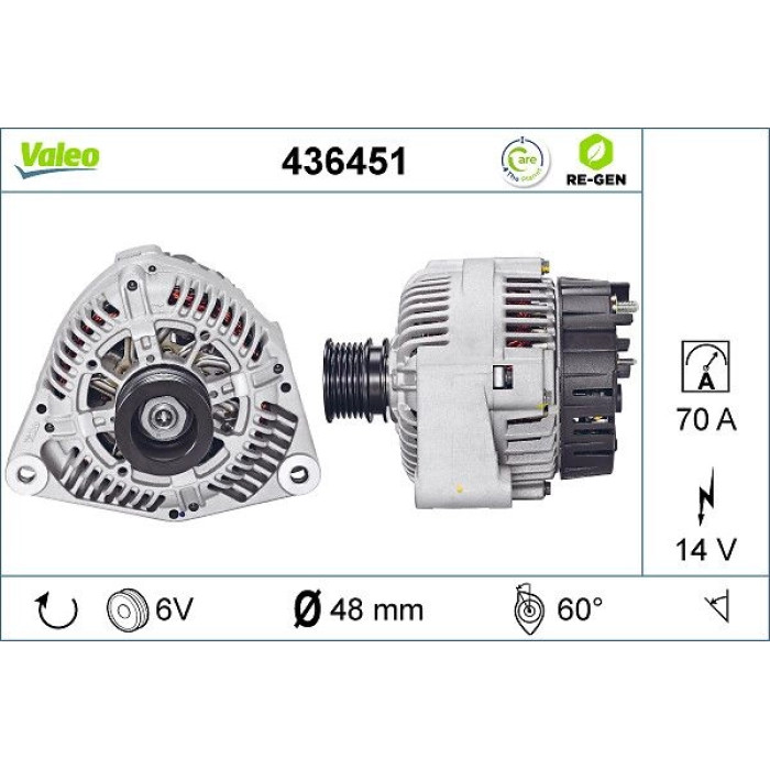 Valeo Lichtmaschine 436451 Valeo Lichtmaschine 436451