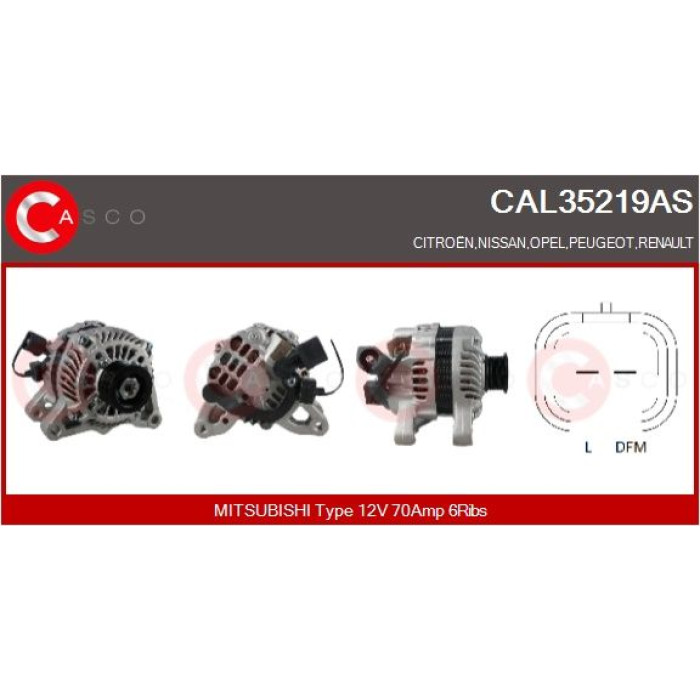 CASCO Generator CAL35219AS CASCO Generator CAL35219AS