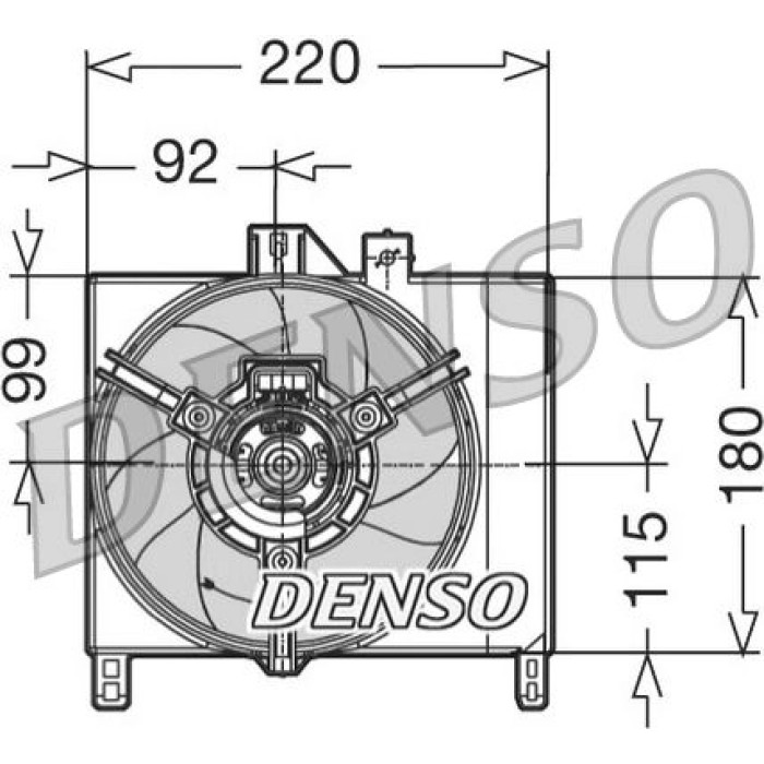 Denso Kühlerlüfter DER16002 Denso Kühlerlüfter DER16002