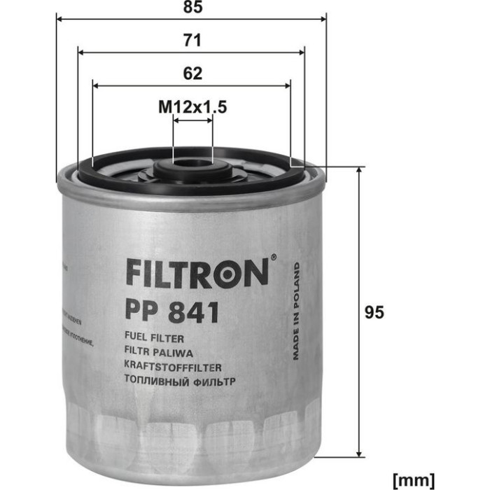 Filtron Kraftstofffilter PP 841