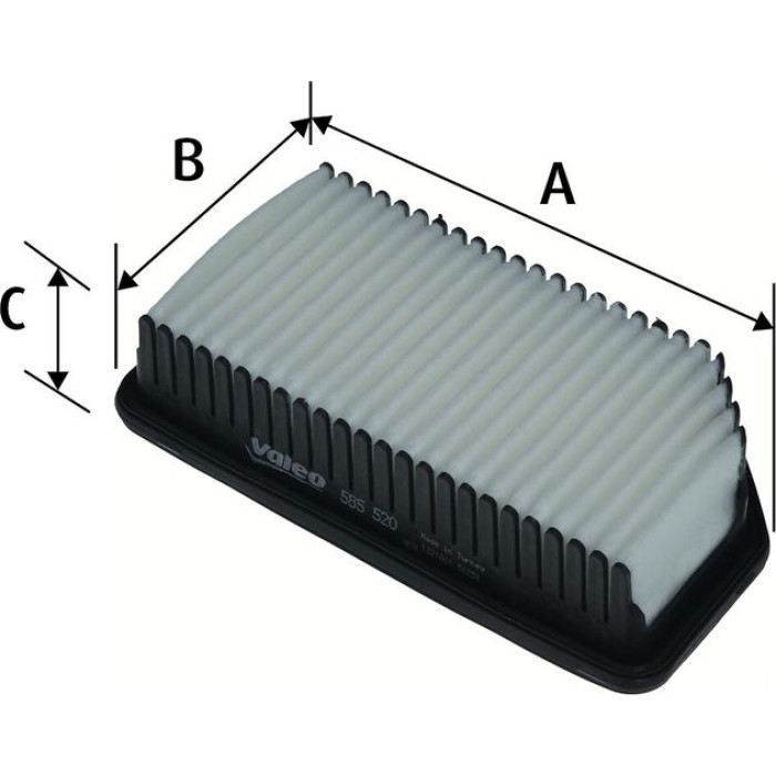 Valeo Luftfilter 585520