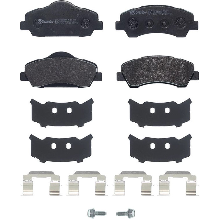 P 61 138 Brembo Prime Bremsbelagsatz Vorderachse – P 61 138 – 133 x 53 x 18 mm – Bremssystem Mando – OE Nummer 1610699280 P 61 138 Brembo Prime Bremsbelagsatz Vorderachse – P 61 138 – 133 x 53 x 18 mm – Bremssystem Mando – OE Nummer 1610699280