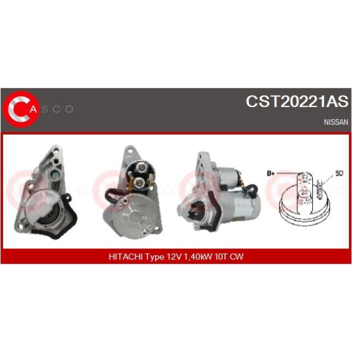 CASCO Anlasser CST20221AS CASCO Anlasser CST20221AS