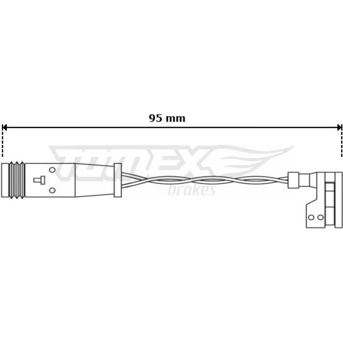 TX 30-66 TOMEX brakes Warnkontakt, Bremsbelagverschleiß TX 30-66 TX 30-66 TOMEX brakes Warnkontakt, Bremsbelagverschleiß TX 30-66