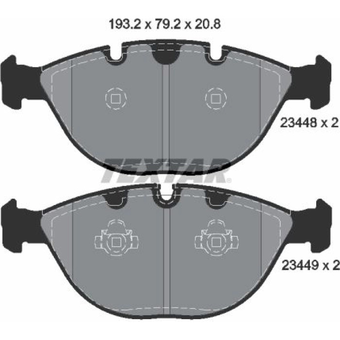 Textar Bremsbelagsatz 2344801
