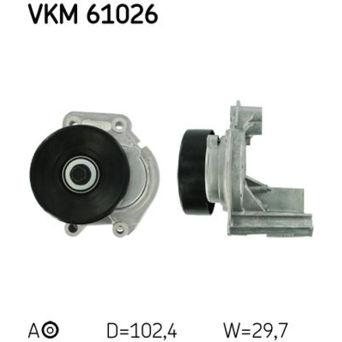 SKF Keilrippenriemen-Spannrolle VKM 61026 SKF Keilrippenriemen-Spannrolle VKM 61026