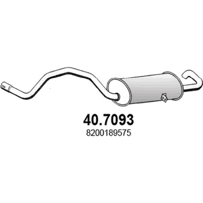 ASSO Endschalldämpfer 40.7093 ASSO Endschalldämpfer 40.7093