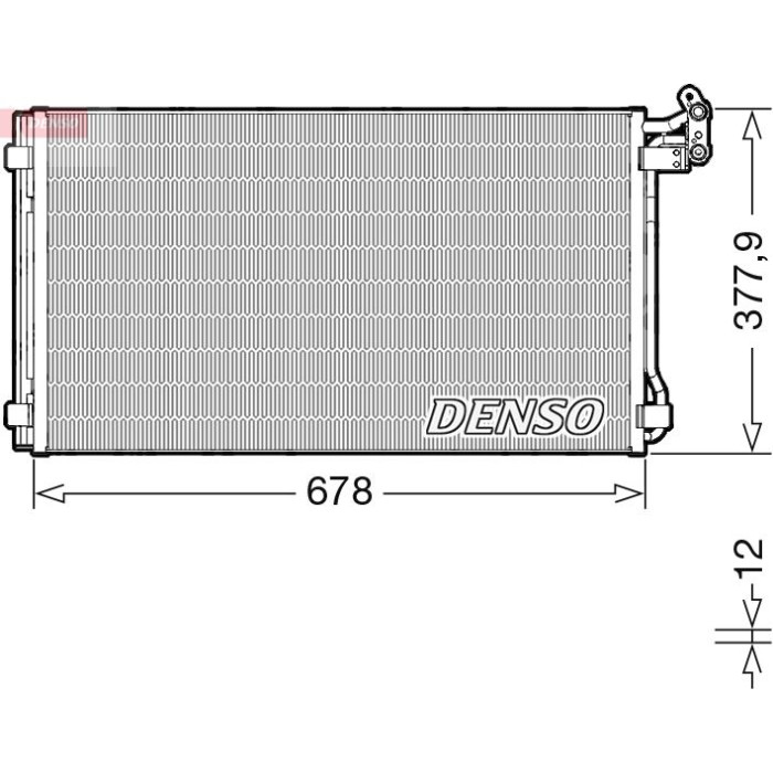 Denso Klimakondensator DCN32068 Denso Klimakondensator DCN32068