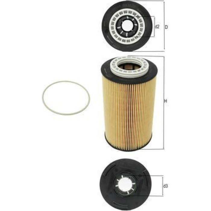 Mahle Original Ölfilter OX 1028D Mahle Original Ölfilter OX 1028D