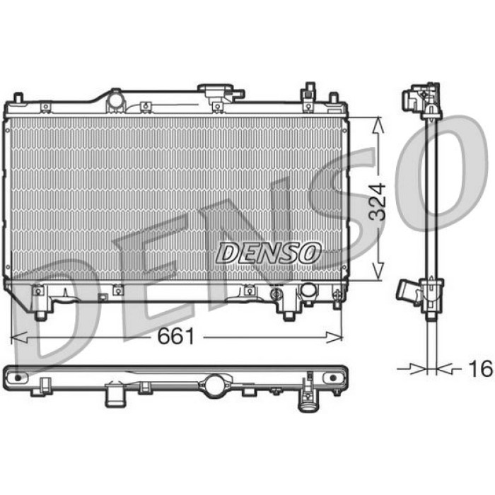 Denso Motorkühler DRM50015 Denso Motorkühler DRM50015