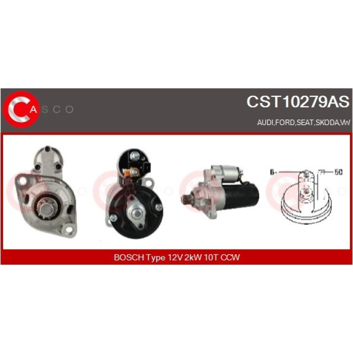 CASCO Anlasser CST10279AS