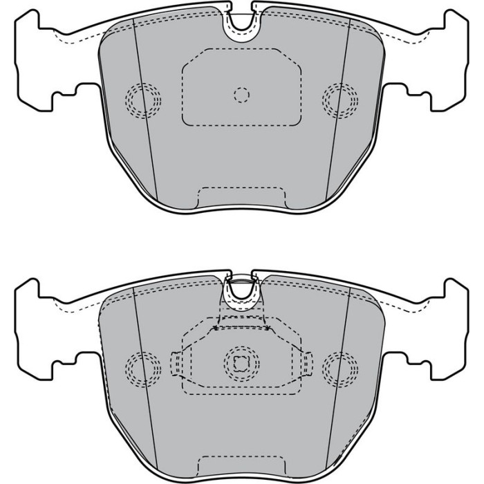 Valeo Bremsbelagsatz 598412 Valeo Bremsbelagsatz 598412