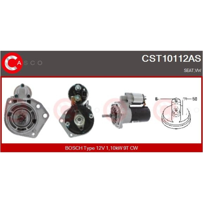 CASCO Anlasser CST10112AS CASCO Anlasser CST10112AS