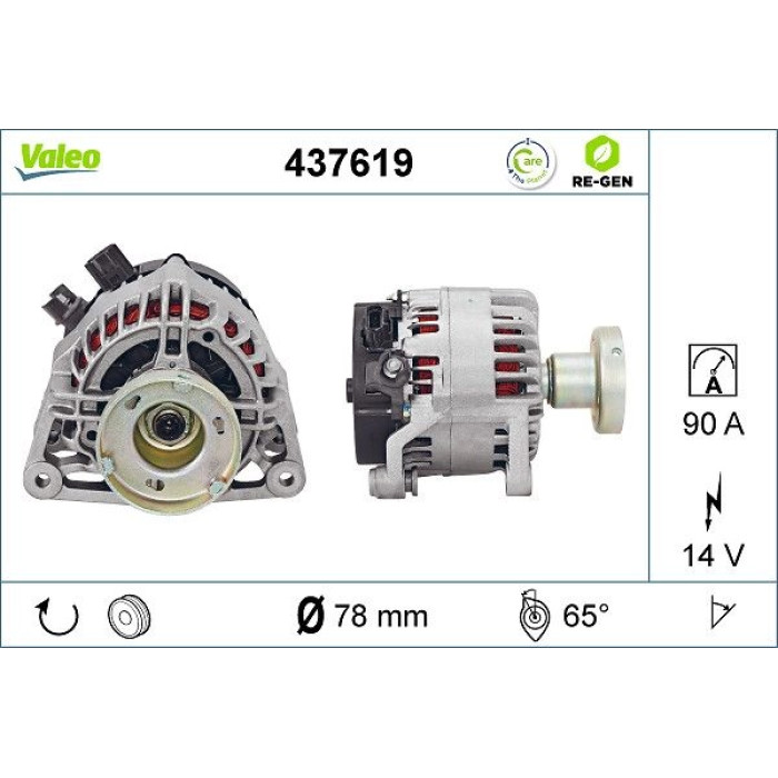 Valeo Lichtmaschine 437619 Valeo Lichtmaschine 437619