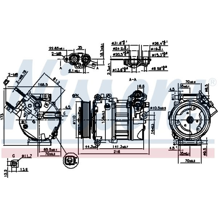 Nissens Klimakompressor PKW 890123 Nissens Klimakompressor PKW 890123