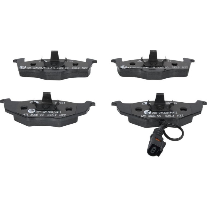ATE Bremsbelagsatz VW Vorderachse Polo 1.2-2.0 01- Mit Sensor 13.0460-7164.2