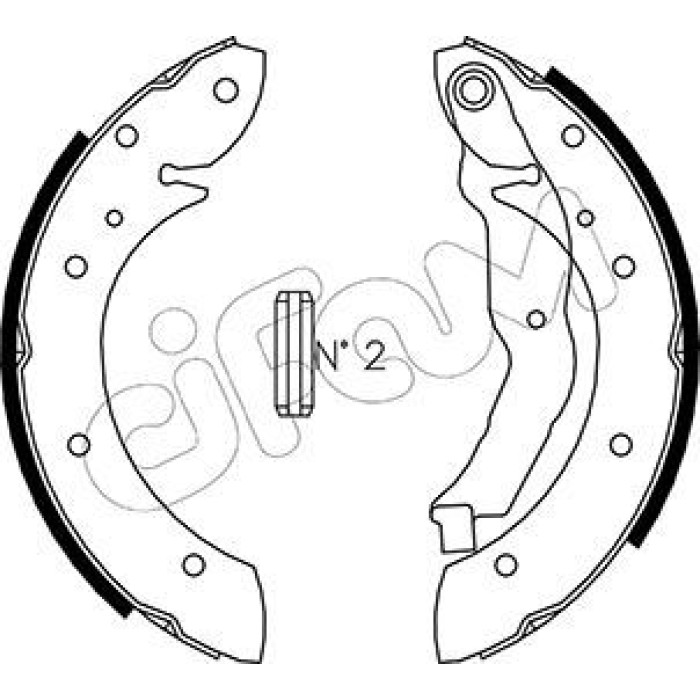 CIFAM Bremsbackensatz 153-351 CIFAM Bremsbackensatz 153-351