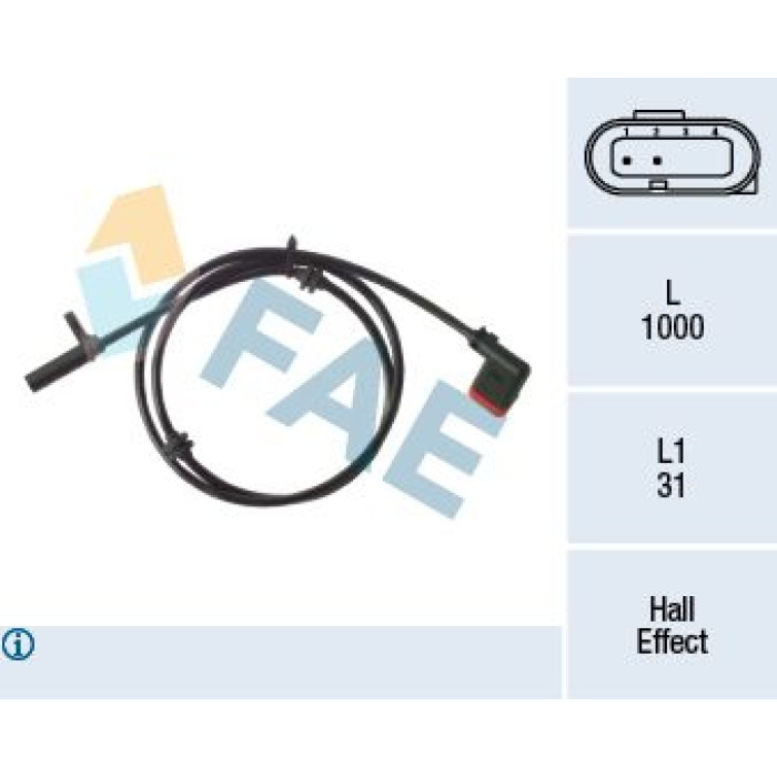 78289 FAE Sensor, Raddrehzahl 78289