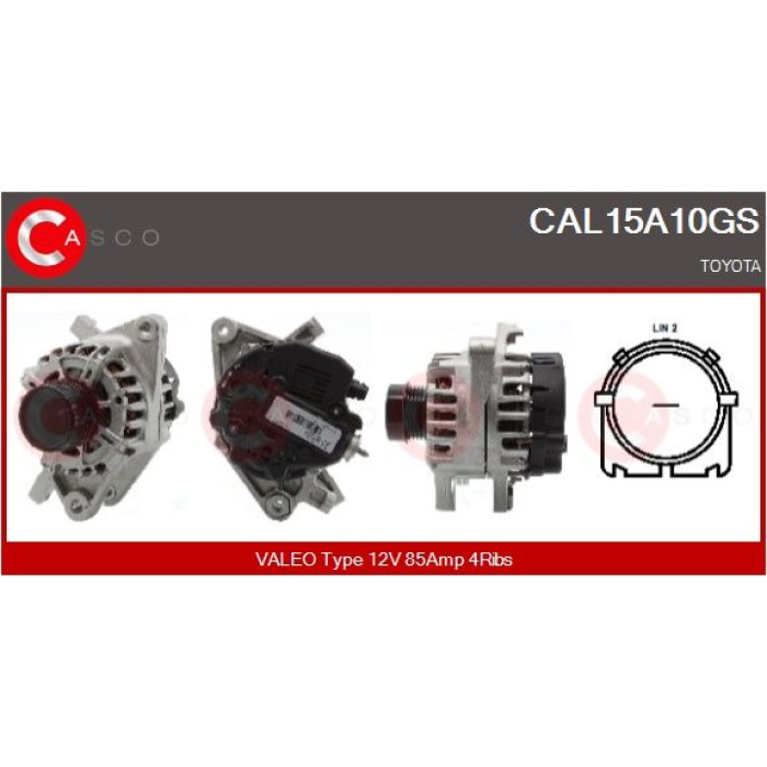 CASCO Generator CAL15A10GS CASCO Generator CAL15A10GS
