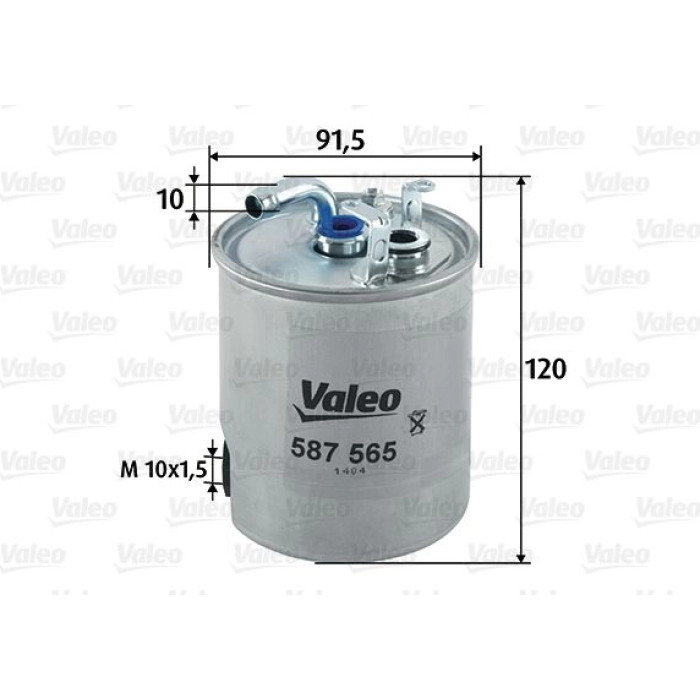 Valeo Kraftstofffilter 587565 Valeo Kraftstofffilter 587565