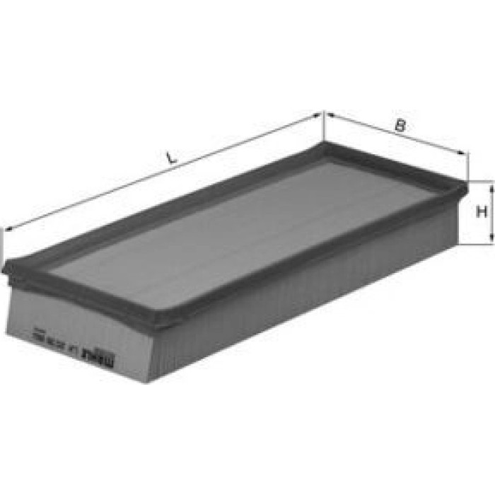 MAHLE Luftfilter LX 2038 MAHLE Luftfilter LX 2038