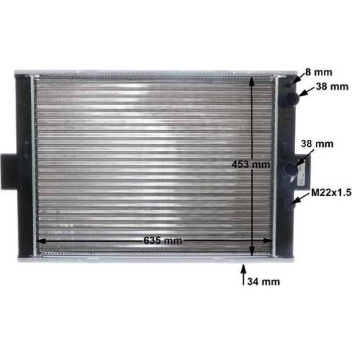 MAHLE Kühler, Motorkühlung CR 501 000S MAHLE Kühler, Motorkühlung CR 501 000S