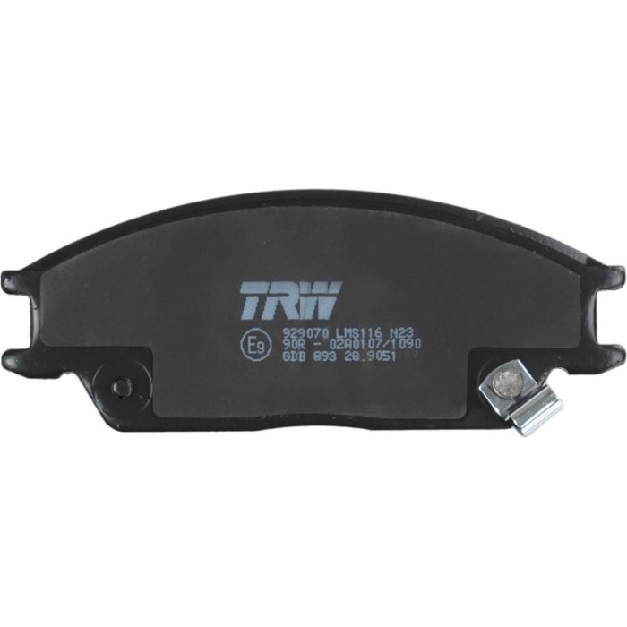 GDB893 TRW Bremsbelagsatz Hyundai P. Accent/P GDB893 GDB893 TRW Bremsbelagsatz Hyundai P. Accent/P GDB893