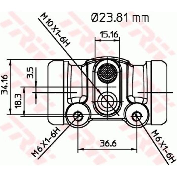 TRW Radbremszylinder BWK156 TRW Radbremszylinder BWK156