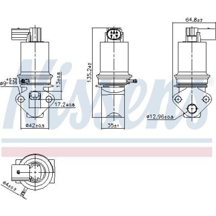 Nissens AGR-Ventil 98372 Nissens AGR-Ventil 98372