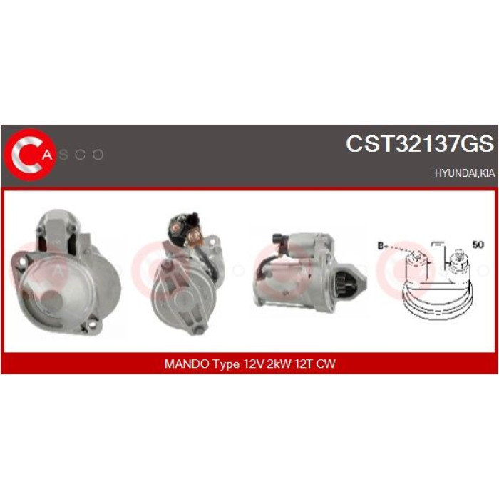 CASCO Anlasser CST32137GS CASCO Anlasser CST32137GS