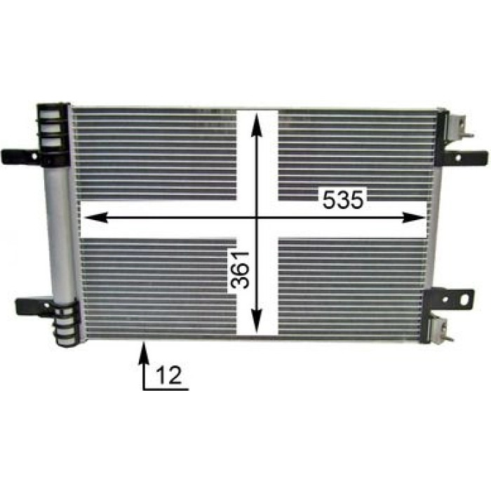 MAHLE Kondensator, Klimaanlage AC 886 000P MAHLE Kondensator, Klimaanlage AC 886 000P