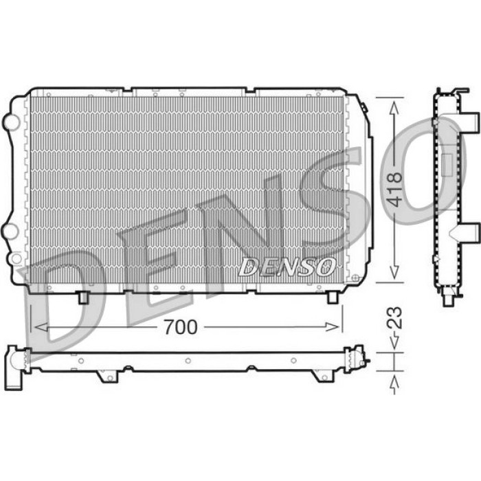 Denso Motorkühler DRM09077 Denso Motorkühler DRM09077