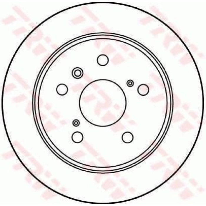 TRW Bremsscheibe DF2661 TRW Bremsscheibe DF2661