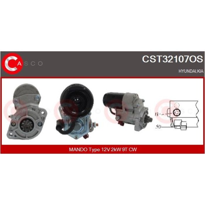 CASCO Anlasser CST32107OS CASCO Anlasser CST32107OS