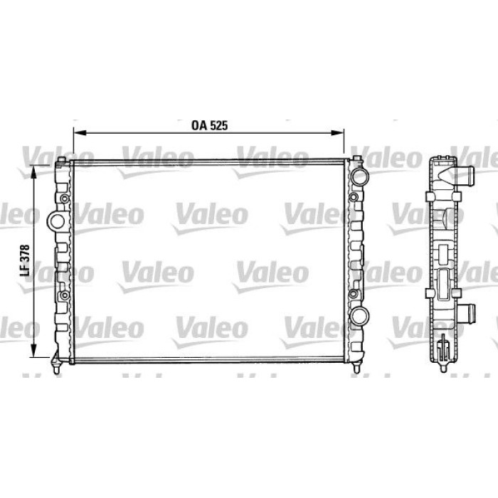 Valeo Motorkühler 731005
