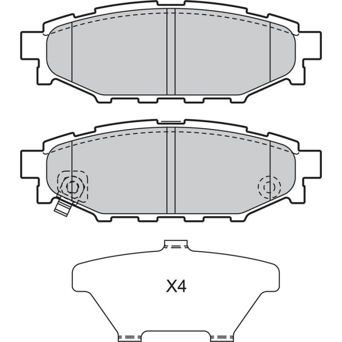 Valeo Bremsbelagsatz 598929 Valeo Bremsbelagsatz 598929