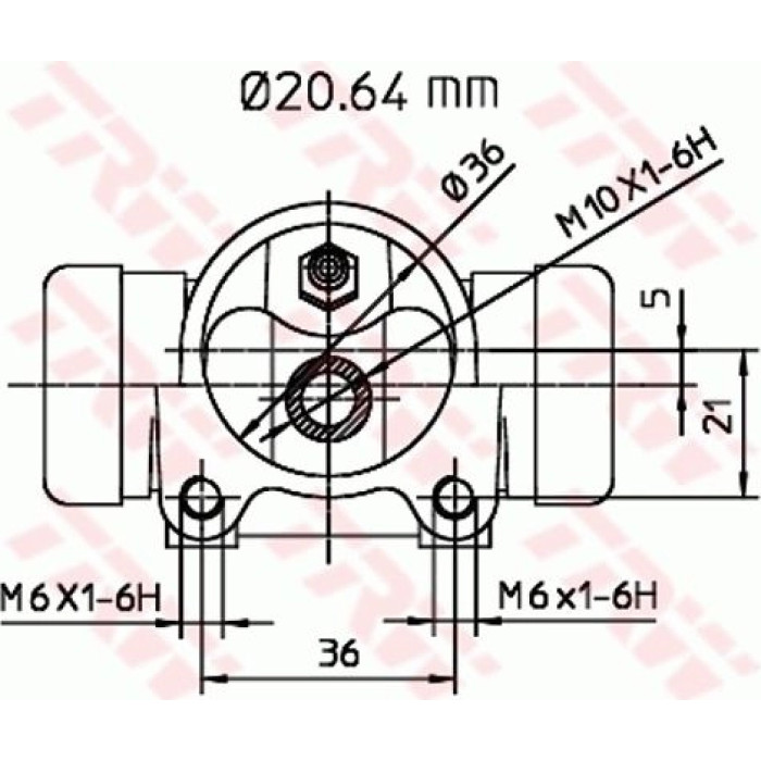 TRW Radbremszylinder BWF112 TRW Radbremszylinder BWF112