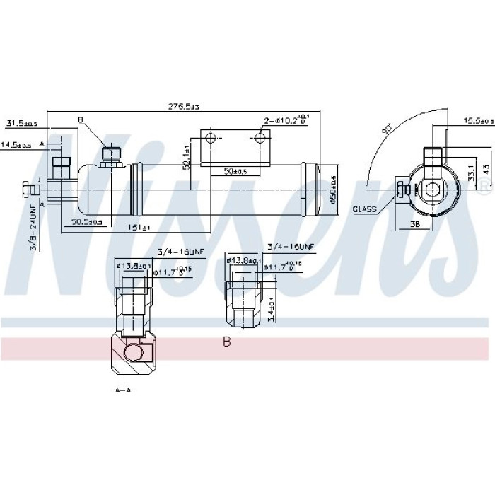 Nissens Klimaanlagentrockner LKW 95287 Nissens Klimaanlagentrockner LKW 95287