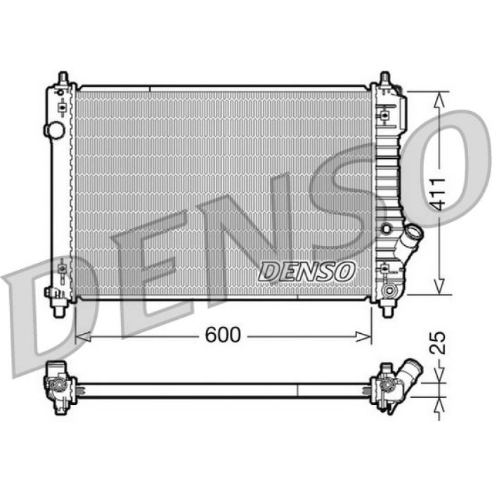 Denso Motorkühler DRM15004 Denso Motorkühler DRM15004