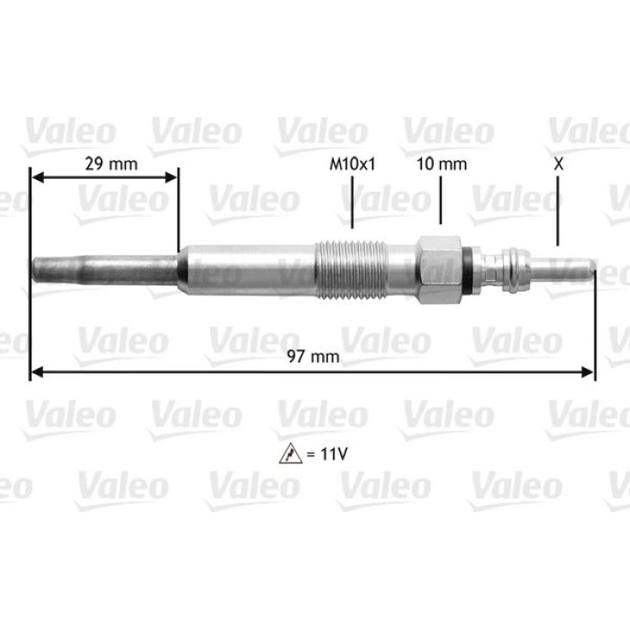 Valeo Glühkerze 345136