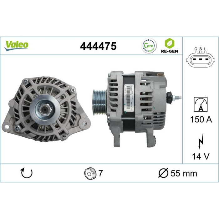 Valeo Lichtmaschine 444475 Valeo Lichtmaschine 444475