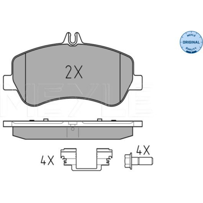 MEYLE Bremsbelagsatz Mercedes-Benz X204 Glk220-350 08 252486720 MEYLE Bremsbelagsatz Mercedes-Benz X204 Glk220-350 08 252486720