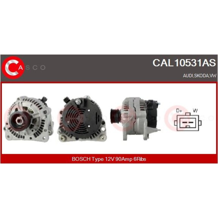 CASCO Generator CAL10531AS CASCO Generator CAL10531AS