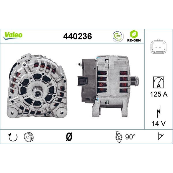Valeo Lichtmaschine 440236 Valeo Lichtmaschine 440236