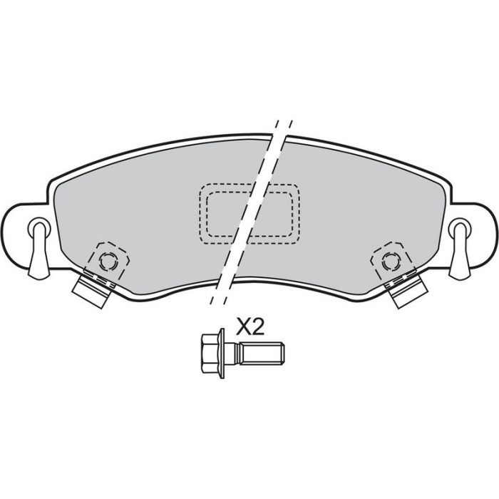 Valeo Bremsbelagsatz 598453