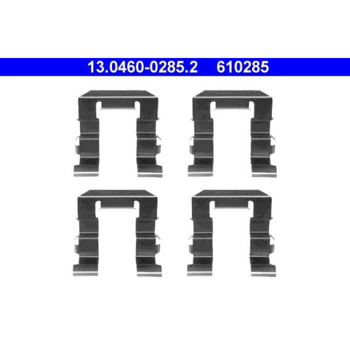 ATE Zubehörsatz Bremsbeläge 13.0460-0285.2 ATE Zubehörsatz Bremsbeläge 13.0460-0285.2