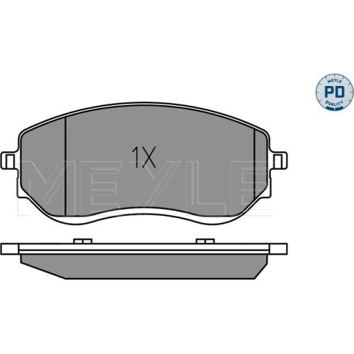 MEYLE Scheibenbremsbelagsatz 025 226 6021/PD MEYLE Scheibenbremsbelagsatz 025 226 6021/PD