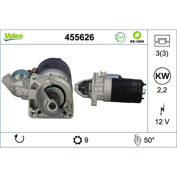 Valeo Anlasser 455626 Valeo Anlasser 455626